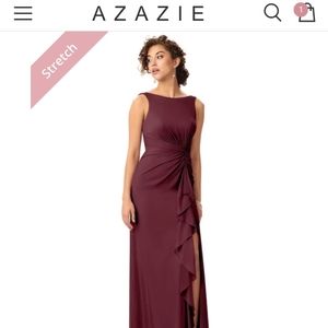 NWT Azazie dress (Dusty Sage)